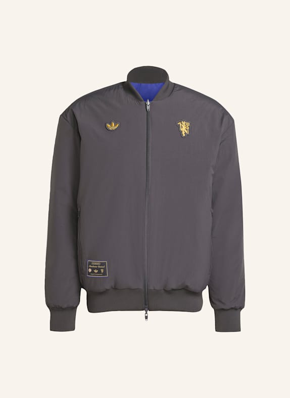 adidas Originals MANCHESTER UNITED TERRACE ICONS JACKE SCHWARZ/ BLAU