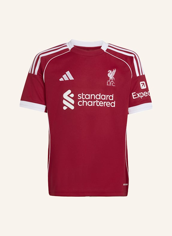 adidas LIVERPOOL FC 25/26 HEIMTRIKOT KINDER ROT