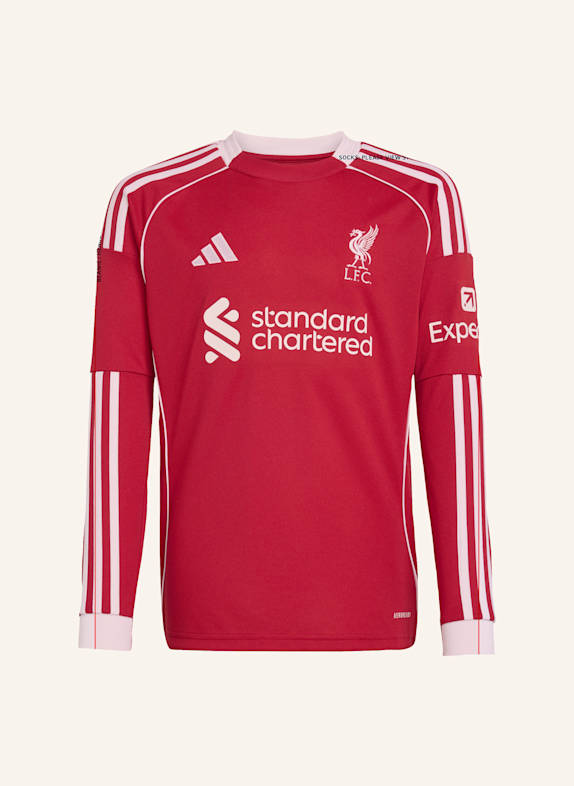 adidas FC LIVERPOOL 25/26 KIDS LANGARM-HEIMTRIKOT ROT