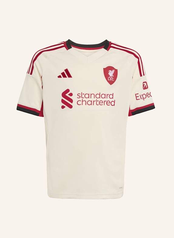 adidas LIVERPOOL FC 25/26 AUSWÄRTSTRIKOT KINDER WEISS