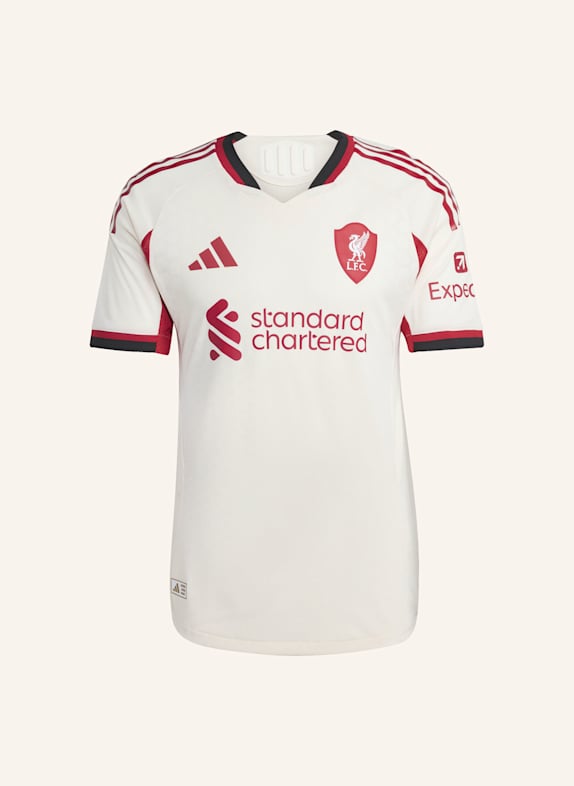 adidas LIVERPOOL FC 25/26 AUTHENTIC AUSWÄRTSTRIKOT WEISS