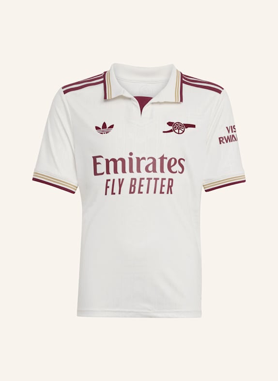 adidas FC ARSENAL 25/26 AUSWEICHTRIKOT WEISS/ ROT