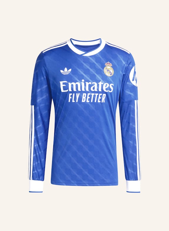 adidas REAL MADRID 25/26 LANGÄRMELIGES AUSWEICHTRIKOT BLAU