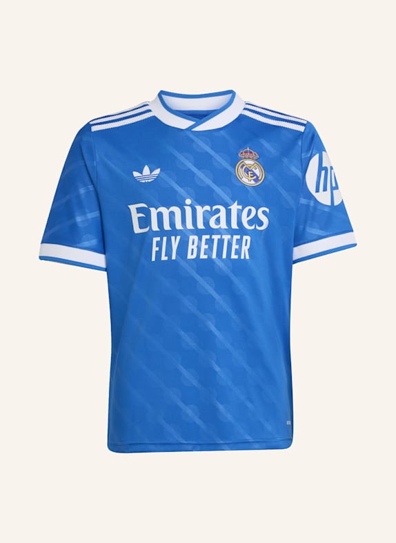 adidas REAL MADRID 25/26 KIDS AUSWEICHTRIKOT KINDER BLAU