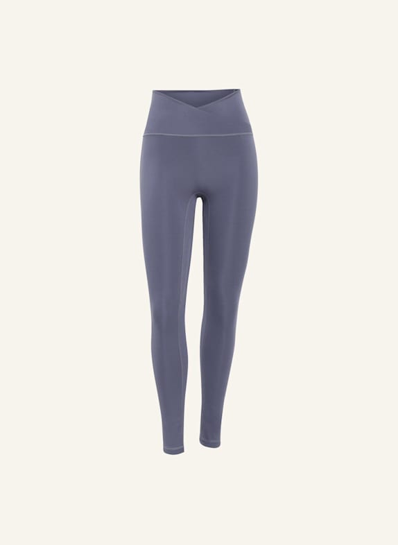 adidas 3-STREIFEN STUDIO ALL ME 7/8 X-OVER LEGGINGS LILA
