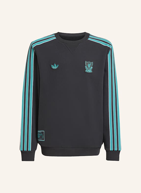 adidas Originals FC LIVERPOOL TERRACE ICONS SWEATSHIRT FÜR KINDER SCHWARZ