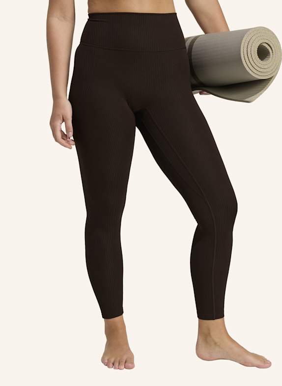 adidas ADIDAS ALL ME RIB 7/8 LEGGINGS BRAUN
