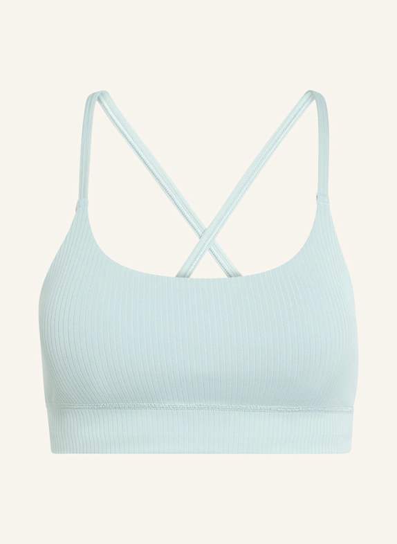adidas ADIDAS ALL ME LIGHT SUPPORT RIB BRA LONGLINE SPORT-BH GRÜN