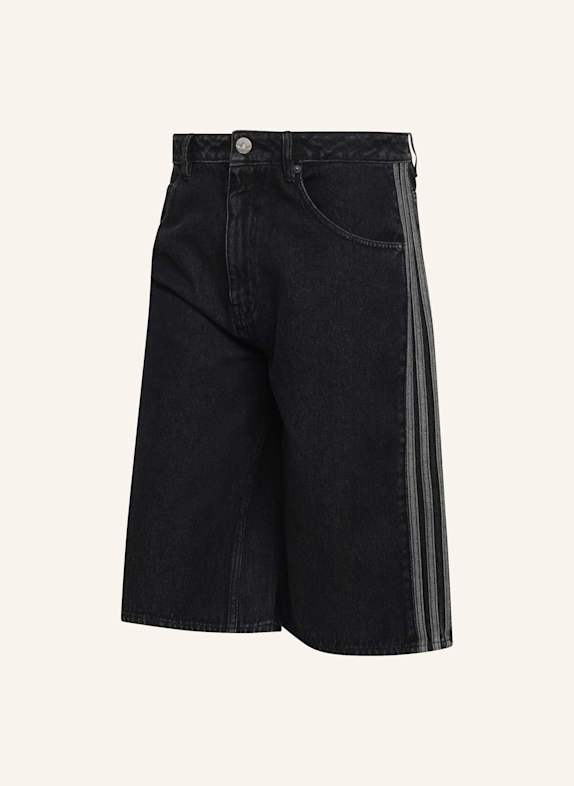 adidas Originals FIREBIRD ADICOLOR DENIM SHORTS SCHWARZ