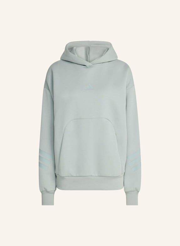 adidas FUTURE ICONS 3-STREIFEN HOODIE GRÜN
