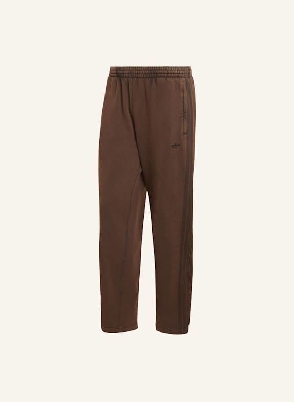 adidas Originals PREMIUM ESSENTIALS RETRO WASHED OPEN HEM HOSE BRAUN