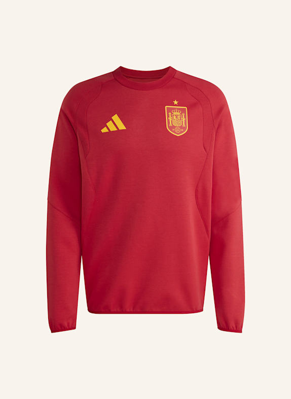 adidas SPANIEN TIRO TRAVEL CREW PULLOVER ROT