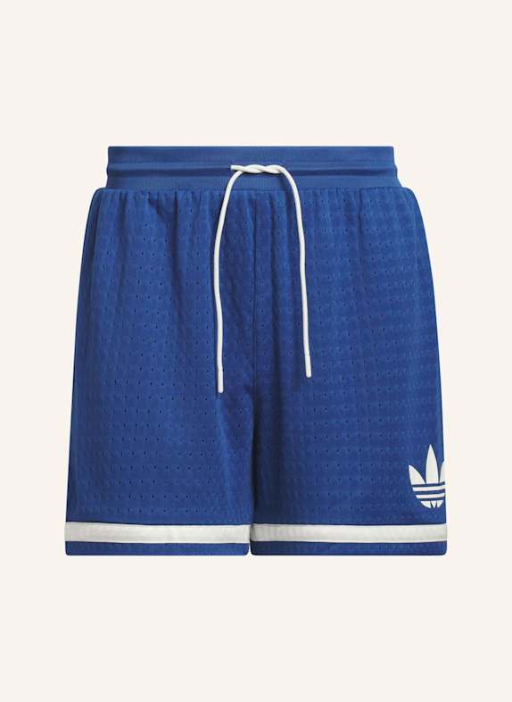 adidas Trainingsshorts ORIGINALS BASKETBALL BLAU/ WEISS