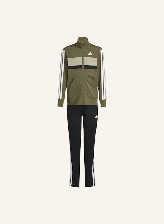 adidas SEASONAL ESSENTIALS TIBERIO 3-STREIFEN TRICOT KIDS TRAININGSANZUG WEISS