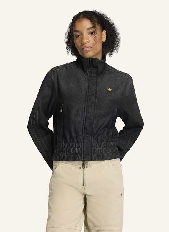 adidas Originals DENIM TRAININGSJACKE SCHWARZ