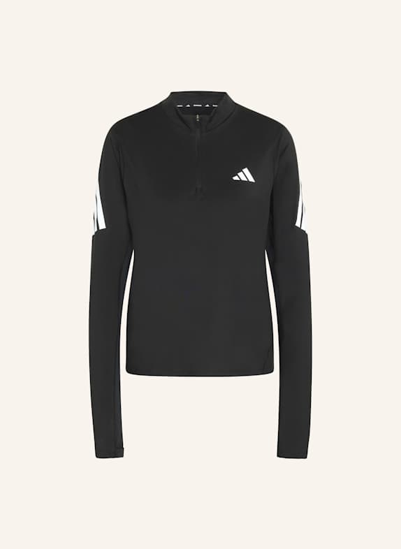 adidas ADI365 ICONIC RUNNING 1/2 ZIP JUMPER SCHWARZ