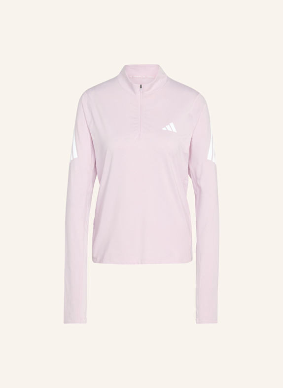 adidas ADI365 ICONIC RUNNING 1/2 ZIP JUMPER ROSA