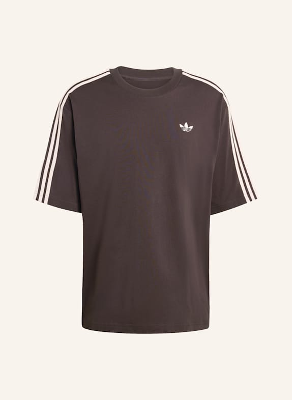 adidas Originals Oversized-Shirt 3-STREIFEN BRAUN