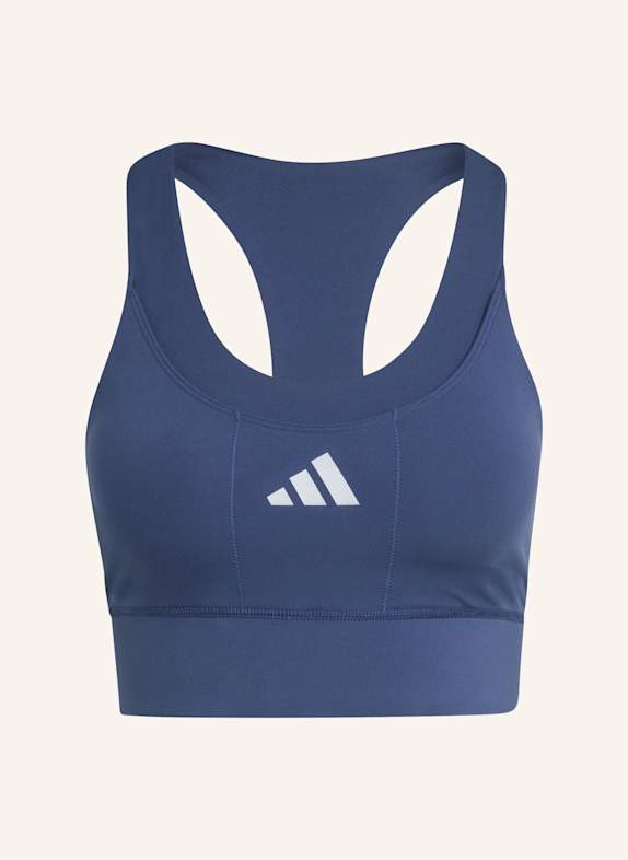 adidas ADI365 RUNNING POCKET MEDIUM SUPPORT BH BLAU