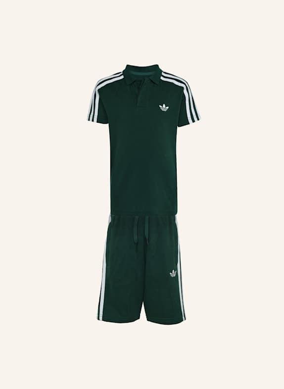 adidas Originals POLO SHORT TEE SET GRÜN