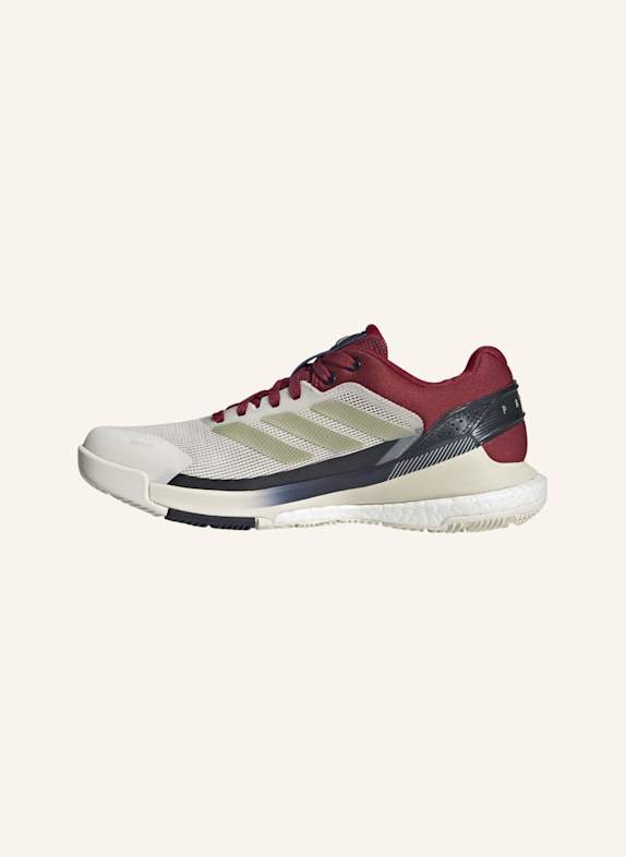 adidas CRAZYQUICK BOOST PADEL-SCHUH WEISS/ BEIGE/ ROT
