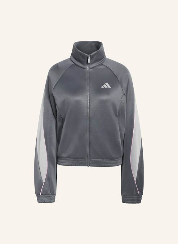 adidas STADIUM TRAININGSJACKE GRAU/ ROSA