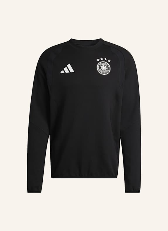 adidas DEUTSCHLAND TIRO TRAVEL CREW SWEATSHIRT. SCHWARZ