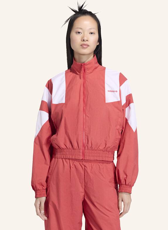 adidas Originals BLOCKED WASHED ZIPPED TRACKTOP ROT