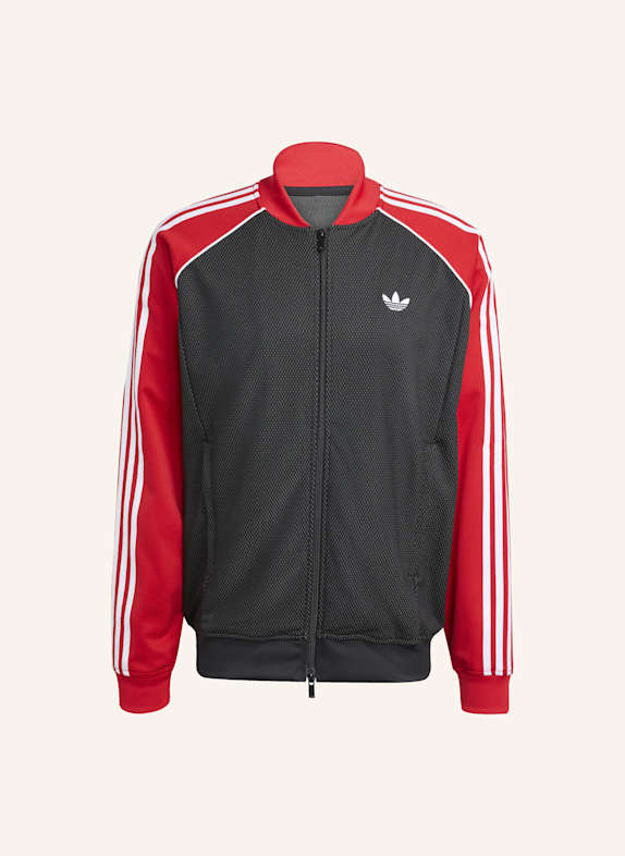 adidas Originals LOOSE MESH TRACKTOP SCHWARZ