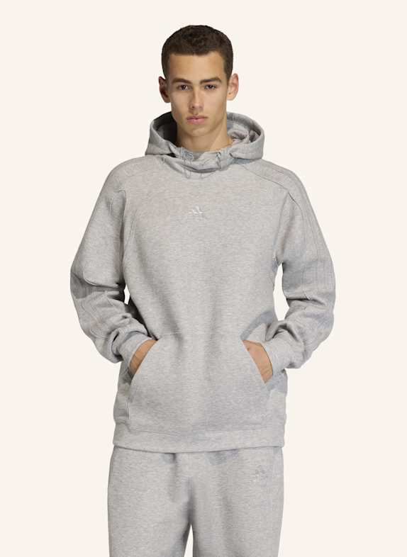 adidas Originals SPACER CUTLINE HOODIE GRAU