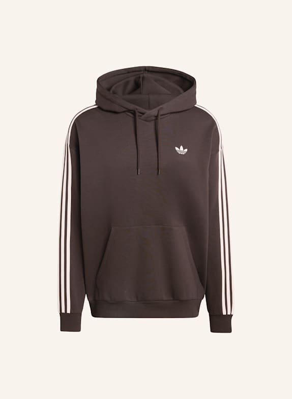 adidas Originals ADICOLOR CLASSICS 3-STREIFEN HOODIE BRAUN