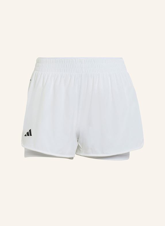 adidas TENNIS CLIMACOOL 2IN1 MATCH SHORTS WEISS
