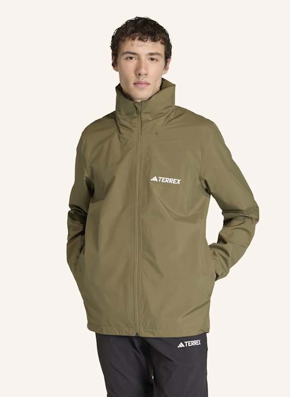 adidas TERREX Regenjacke MULTI ESSENTIALS 2L GRÜN