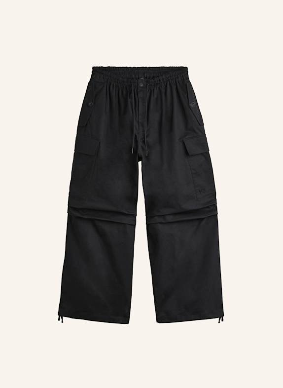 Y-3 Y-3 UT TWILL CARGOHOSE SCHWARZ