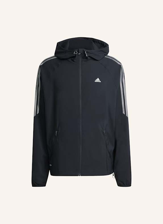 adidas Originals STRIPED REGULAR WINDRUNNER JACKE. SCHWARZ