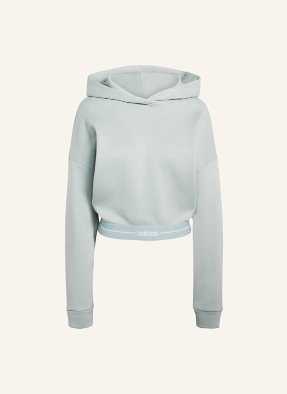 adidas HYPERGLAM CROPPED HOODIE GRÜN
