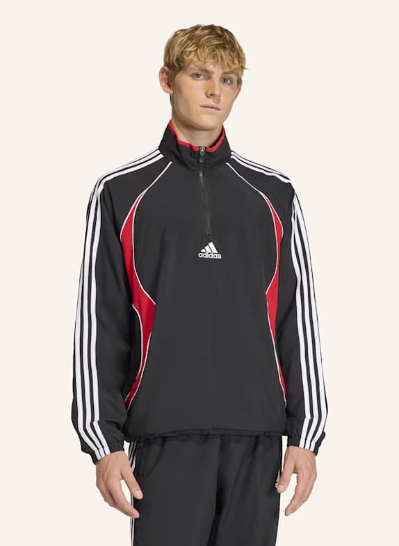 adidas Originals TEAMGEIST HALF ZIP SWEATSHIRT. SCHWARZ