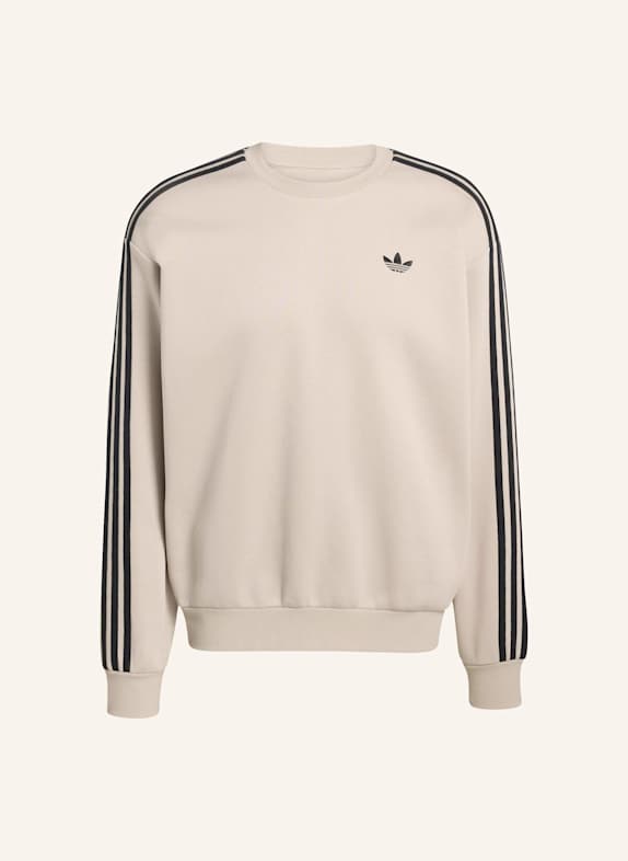 adidas Originals ADICOLOR 3-STREIFEN OVERSIZED CREWNECK BEIGE