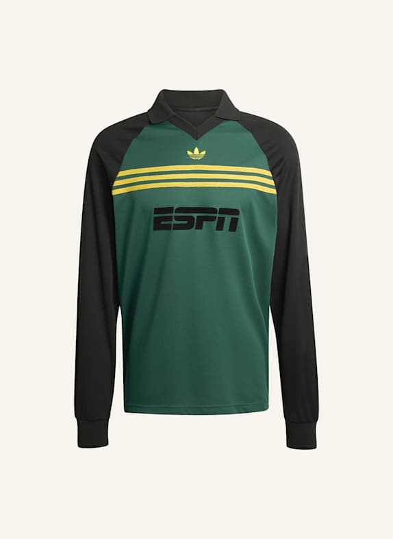 adidas Originals SPONSORED ARCHIVE LONGSLEEVE T-SHIRT GRÜN/ SCHWARZ