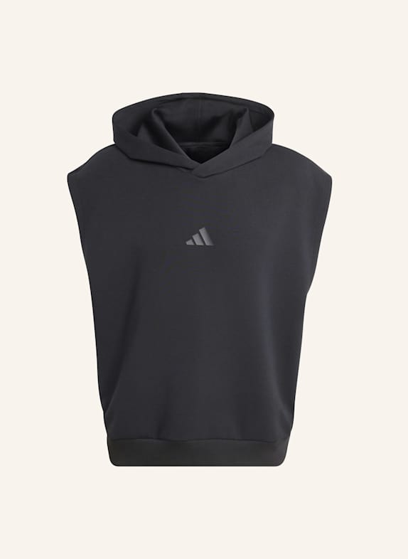 adidas SOFT LUX KAPUZENWESTE SCHWARZ