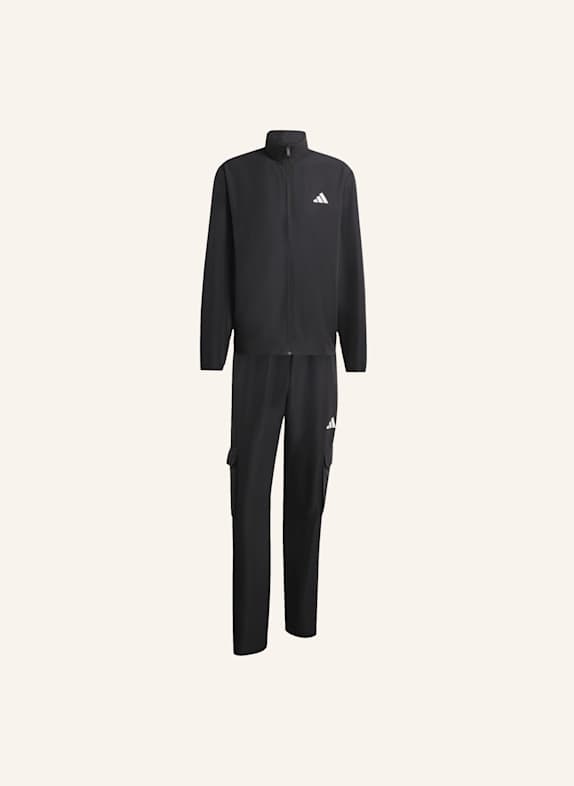 adidas SPORTSWEAR WOVEN CARGO-TRAININGSANZUG SCHWARZ