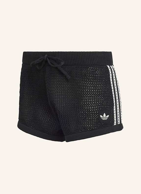 adidas Originals KNITTED CROCHET SHORTS SCHWARZ