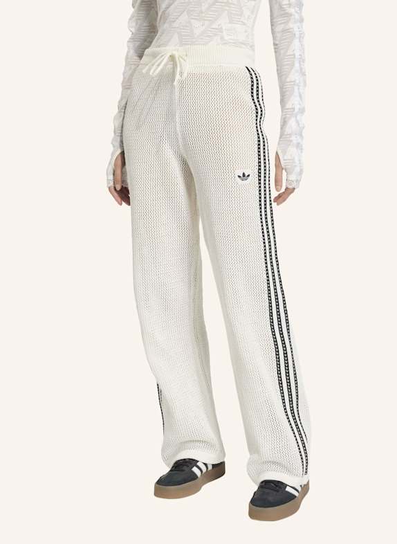 adidas Originals GESTRICKTE GEHÄKELTE FIREBIRD TRAININGSHOSE WEISS