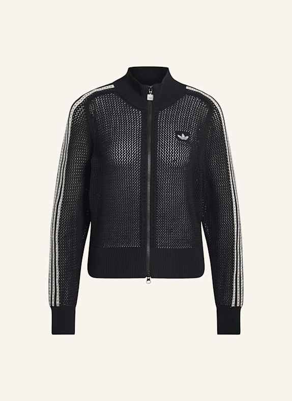 adidas Originals KNITTED CROCHET FIREBIRD ORIGINALS JACKE SCHWARZ