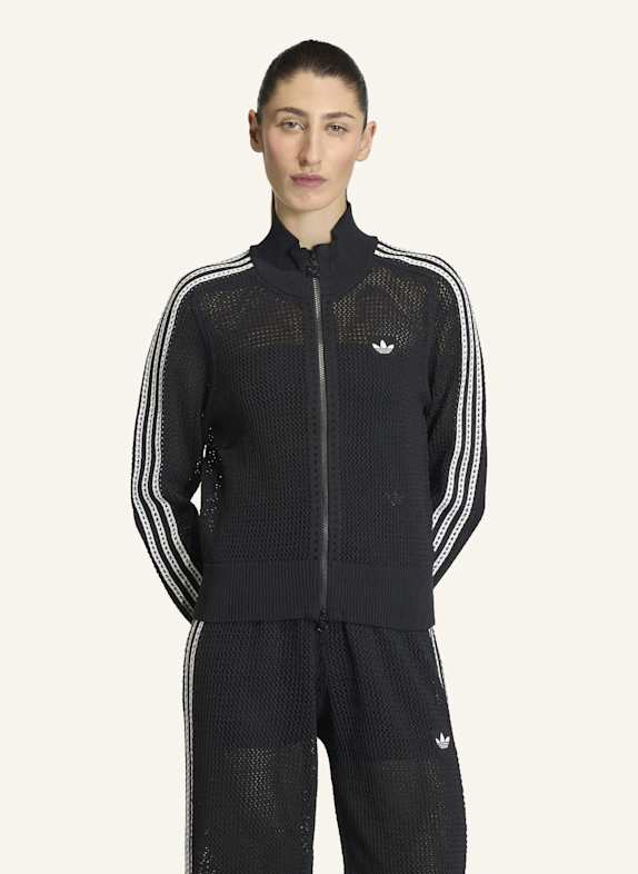adidas Originals Strickjacke KNITTED CROCHET FIREBIRD SCHWARZ