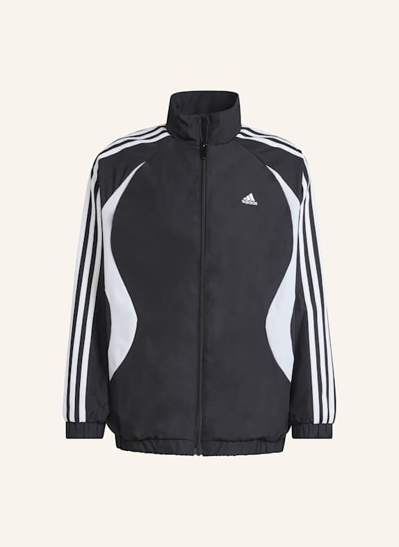 adidas Originals TEAMGEIST LOOSE TRAININGSJACKE SCHWARZ/ WEISS