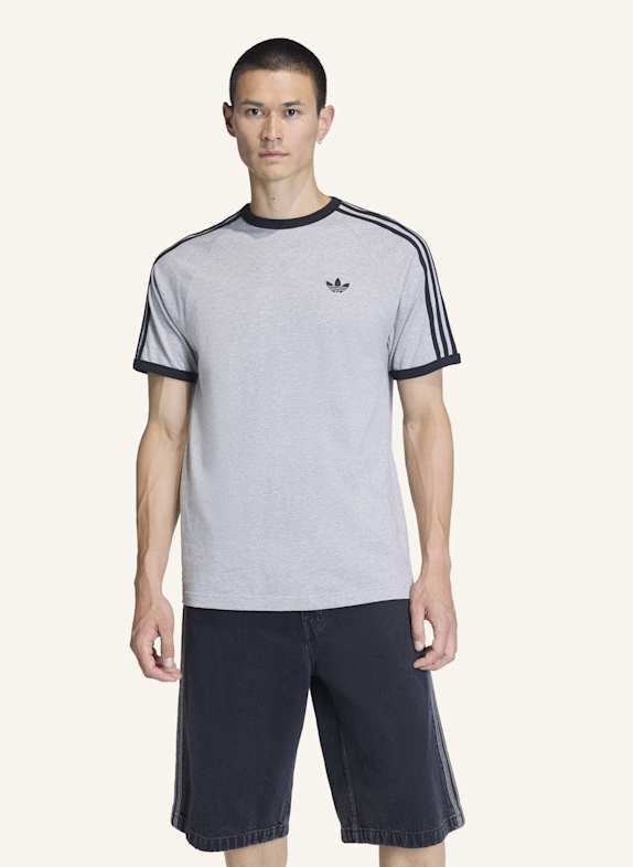 adidas Originals T-SHIRT, 3-STREIFEN GRAU