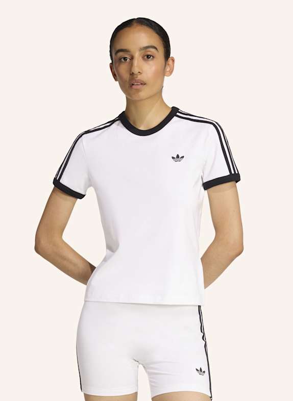 adidas Originals T-Shirt 3 STRIPES WEISS / SCHWARZ