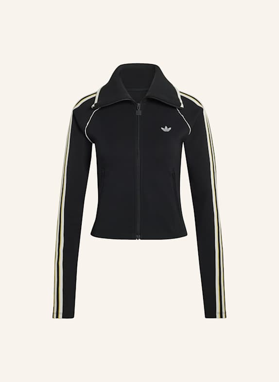 adidas Originals SCHMAL GESCHNITTENES FIREBIRD TRACK TOP SCHWARZ