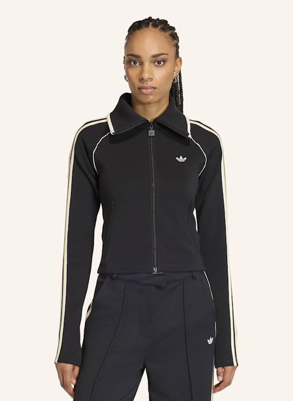 adidas Originals SCHMAL GESCHNITTENES FIREBIRD TRACK TOP SCHWARZ